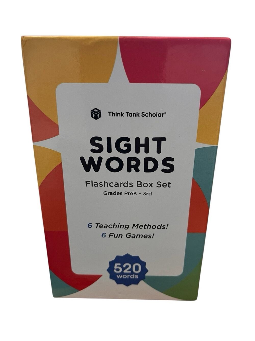 Think Tank Scholar 520 Sight Words Flash Cards Grades PK To Grade 3 COMPLETE